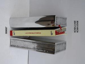 High Quality <b>Book</b>-Shape Cast Aluminium Tea Light <b>Holder</b> with 6 Mirror Polish Tea Lights Home Decorative Metal <b>Holder</b> - Product Image 4