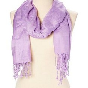 Chal Largo de Viscosa para Niñas, Bufanda de Moda para Invierno, Pashmina Cálida de Color Puro, Diseño Multiusos - Product Image 5