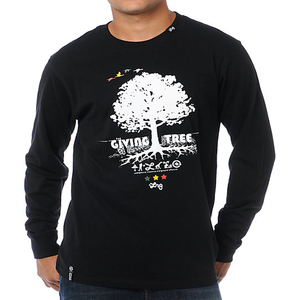 เสื้อยืดคอกลมแขนยาวสำหรับผู้ชายผ้าฝ้าย100% ถักเป็นมิตรกับสิ่งแวดล้อม - Product Image 1