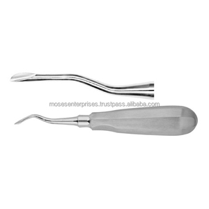 Dientes dentales Elevador de raíz oral Fig. 92 Elevador de raíz de acero manual con dentados Certificado de calidad CE - Product Image 1