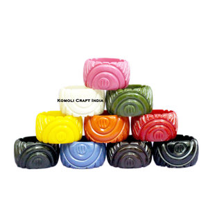 การสืบพันธุ์กว้างเรซิ่น Bakelite กำไลเครื่องประดับวินเทจเครื่องประดับที่ทำด้วยมือ - Product Image 1