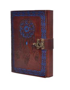 Diseños DE TRABAJO cortados a mano, atrapasueños, costura lateral, papel blanco sin forro, diario de cuero genuino, cuaderno y cuaderno de bocetos - Product Image 3