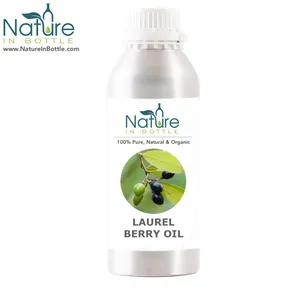 Organic Laurel Berry Oil | Laurus Nobilis Fruit Oil - Pure and Natural Cold Pressed Carrier Oils - Wholesale Bulk Price