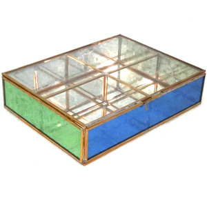 แก้วตกแต่งพร้อมกล่องเครื่องประดับกรอบโลหะสำหรับเก็บเครื่องประดับ - Product Image 3