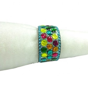 Nouveau Style Hôtel Vaisselle Table Design Moderne Forme Arrondie Serviette Anneaux Titulaire Dîner Table Top Décoration - Product Image 5