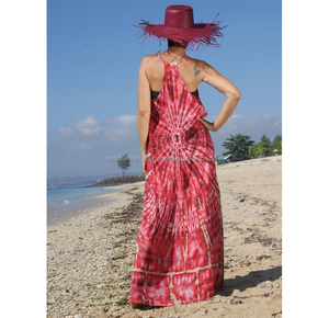 Fabricante y mayorista de las mujeres ropa de playa rayón larga Maxi Vestido de playa - Product Image 2