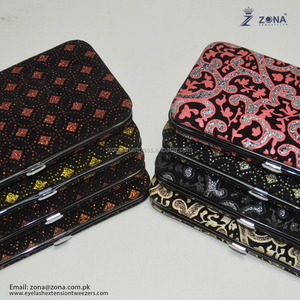 Kit de pince à épiler pliante 6 pièces pour extension de cils meilleur kit de pince à épiler pour débutants et artistes professionnels de cils Option de couleur personnalisée - Product Image 6