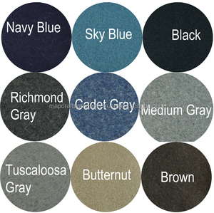 Otoño Invierno moda logotipo impreso personalizado bordado hecho a mano de los hombres de lana abrigos de talla grande doble botonadura algodón OEM - Product Image 5