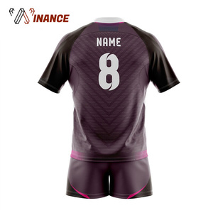 ชุดเครื่องแบบรักบี้พิมพ์ซับลิเมชันเต็มตัวชุดเสื้อรักบี้ออกแบบได้เอง - Product Image 2