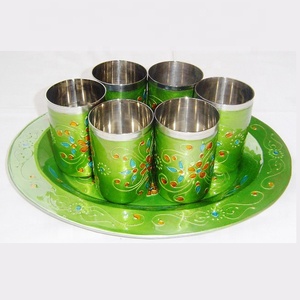 Verre à eau, jeu de verres, en métal, - Product Image 1