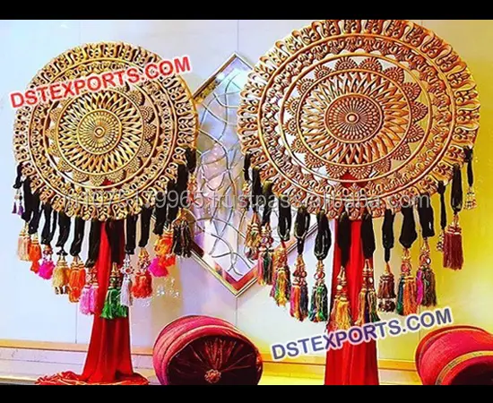 الهندي الزفاف جولة الديكور الدعائم زهرة تصميم جولة شنقا خلفية لوحة الهندي الزفاف الديكور الصانع