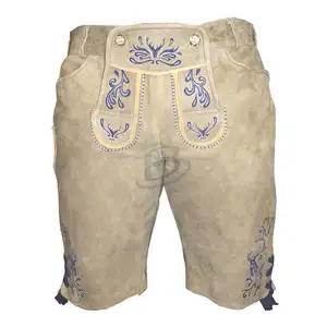 Deutsche Lederhosen Trachten Lederhosen Bayerische traditionelle kurze Hose (Deutsche Lederhosen Tracht)