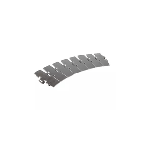 Chaîne de convoyeur à dessus plat en acier inoxydable à arc latéral - Product Image 1