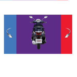 สกู๊ตเตอร์มอเตอร์แฟชั่นทำในเวียดนาม (grandev 125) สีขาว/สีฟ้า - Product Image 1