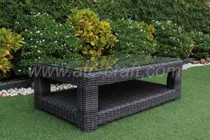 BORA-Conjunto de sofás de mimbre PE para exteriores, resistente a la intemperie, para muebles de jardín - Product Image 4