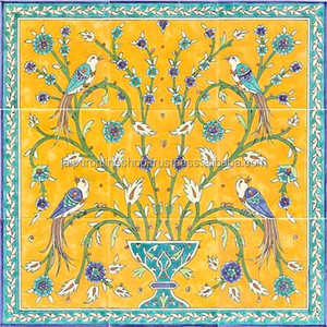 ตกแต่งผนังภาพจิตรกรรมฝาผนังที่มีสไตล์แฮนด์เมดกระเบื้องภาพศิลปะโมเสคหินอ่อน - Product Image 2