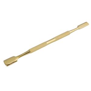 ที่ดันเล็บหนังสแตนเลสเคลือบทอง - Product Image 1