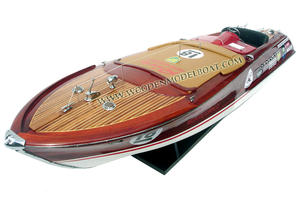 Barco SUPER RIVA ZOOMZ, modelo de madera, artesanal - Product Image 4