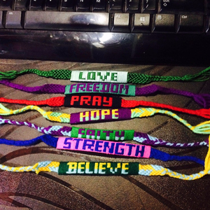 Bulk Custom <b>Bracelet</b> Custom Woven <b>Bracelets</b> Custom <b>Rope</b> BraceletHandmade Creations - Product Image 1