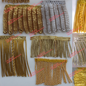 Antique French <b>Gold</b> Bullion Fringe <b>Trim</b> Trimming - Product Image 1