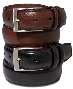 Cinturones de cuero para hombre Shemax 2023 de alta calidad superventas personalizados al por mayor en negro y marrón - Product Image 2