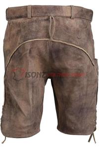 2026 NewVintage Design Stylish Bavarian Lederhosen <b>Men</b> Lederhosen Pants With <b>Suspender</b> German Traditional Trachten Calf Leather - Product Image 2