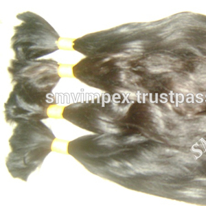 100% Bonne qualité Cheveux humains en vrac remy bruts non transformés Cheveux bruts humains naturels ondulés en vrac. - Product Image 5