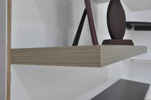 Grey Oak MDF Wood Floating Shelf <b>for</b> Home Appliance Storage Standard <b>Wall</b> Storage <b>Shelves</b> <b>for</b> <b>Bedroom</b> Living Room Office - Product Image 4