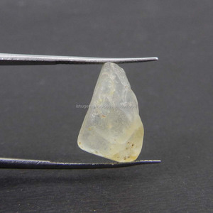 บุษราคัมสีขาว19X12มม. แบบหยาบ14.7 Cts อัญมณีหลวมแฮนด์เมดสำหรับทำเครื่องประดับ IG10998 - Product Image 4