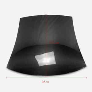 Para Nissan R35 GTR Stick on Car Roof Skin Hard Top Fibra de carbono con ajuste perfecto e instalación de pegamento de vidrio - Product Image 2