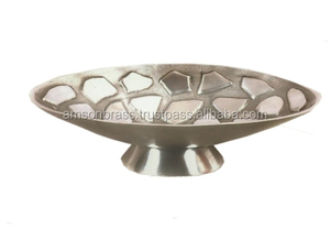 Carré En Relief Décorative En Métal Servant Des Plats Ornés Mini Plateau - Product Image 4