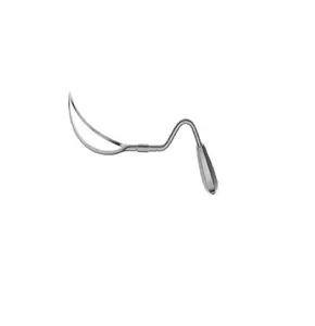 Extracteur de tête manuel sans mur Pince obstétrique en acier inoxydable de haute qualité 25.5 cm Instruments chirurgicaux Mahersi - Product Image 1