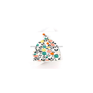 Gorro de bebé con nudo de algodón orgánico con logotipo de la empresa - Product Image 1