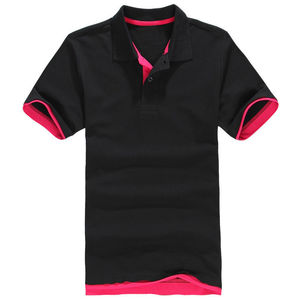 Polo de algodón con cuello redondo para hombre, Camiseta deportiva con diseño de logotipo de la fábrica de ropa, venta al por mayor, 100% - Product Image 6