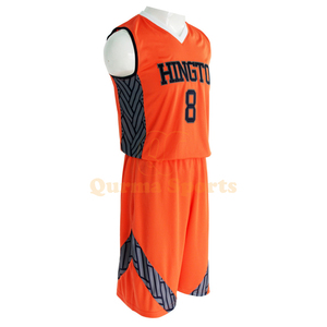 Ensembles d'uniformes de basketball respirants et à séchage rapide pour hommes, avec logo personnalisé, 100 % polyester, tailles plus, MOQ 25 ensembles, toutes saisons - Product Image 1