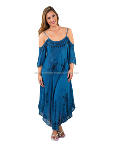 ชุดบิกินี่ใส่ชายหาดของผู้หญิงผ้าเดนิมผ้าเรยอนลายดอกไม้ระบายอากาศได้ดี - Product Image 1