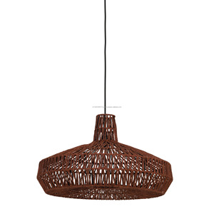 Fil enroulé de jute avec suspension Lustre élégant pour la décoration intérieure Fil enroulé de jute avec suspension - Product Image 4