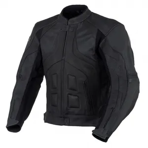 Blouson homme en cuir, pour moto/moto