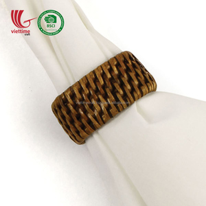 Servilletero de ratán 100% hecho a mano, tamaño personalizado, venta al por mayor, hecho en Vietnam - Product Image 2