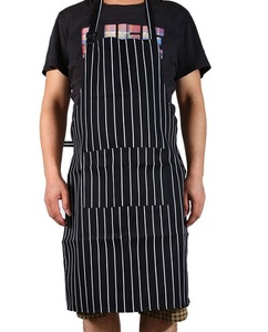 Delantal de babero de cocina sin mangas largo Poly Cotton Twill Bar Chef Hotel Delantal para niños Tipo de cintura - Product Image 6