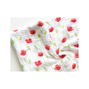 Organic Muslin Baby Swaddle <b>Blanket</b> | Soft Cotton Newborn Receiving <b>Wrap</b> Breathable Gauze Nursery Bedding With Custom Label Fits - Product Image 1