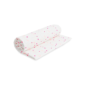 Floral Design Muslin Swaddle Blanket With Customized <b>Pattern</b> Organic Double Gauze Printed Swaddle With Customized Packaging - Product Image 1