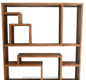 Bibliothèque en bois d'Indonésie, meubles en teck - DW-LBCT02, bibliothèque en teck, meubles d'Indonésie. - Product Image 3