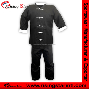 Service de fabrication OEM, uniformes de Kung Fu de qualité supérieure, vêtements d'arts martiaux, uniformes de karaté, de Kung Fu et de Taekwondo - Product Image 3