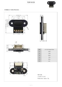 Taidacent 10-180Cm Jarak Jauh Kecepatan Tinggi Autofocus Uart I2c Output 3-5V TOF10120 Tof Laser Jarak Mengukur <span class=keywords><strong>Sensor</strong></span> - Product Image 4
