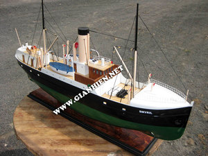 Bateau en bois smyd'enfants, modèle décoration en bois - Product Image 3