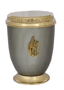 Urna Europea de Metal para Guardar Cenizas, Urna Funeraria Estética, Urna de Cremación Radiante - Product Image 2