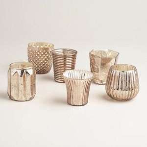 Vente chaude Design Classique Or Tea Light Verre Votive Ensemble Qualité Métal Bougeoir Style Populaire pour Noël - Product Image 4