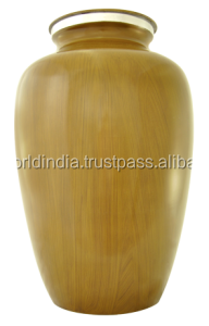 Urna de cremación de latón para adultos de Brassworld India Suministros funerarios de alta calidad - Product Image 4