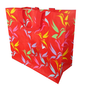 Sac de courses en PP tissé avec poignées en sangle PP et construction en tuyau en U, taille et couleur personnalisables, utilisation confortable, design agréable - Product Image 4